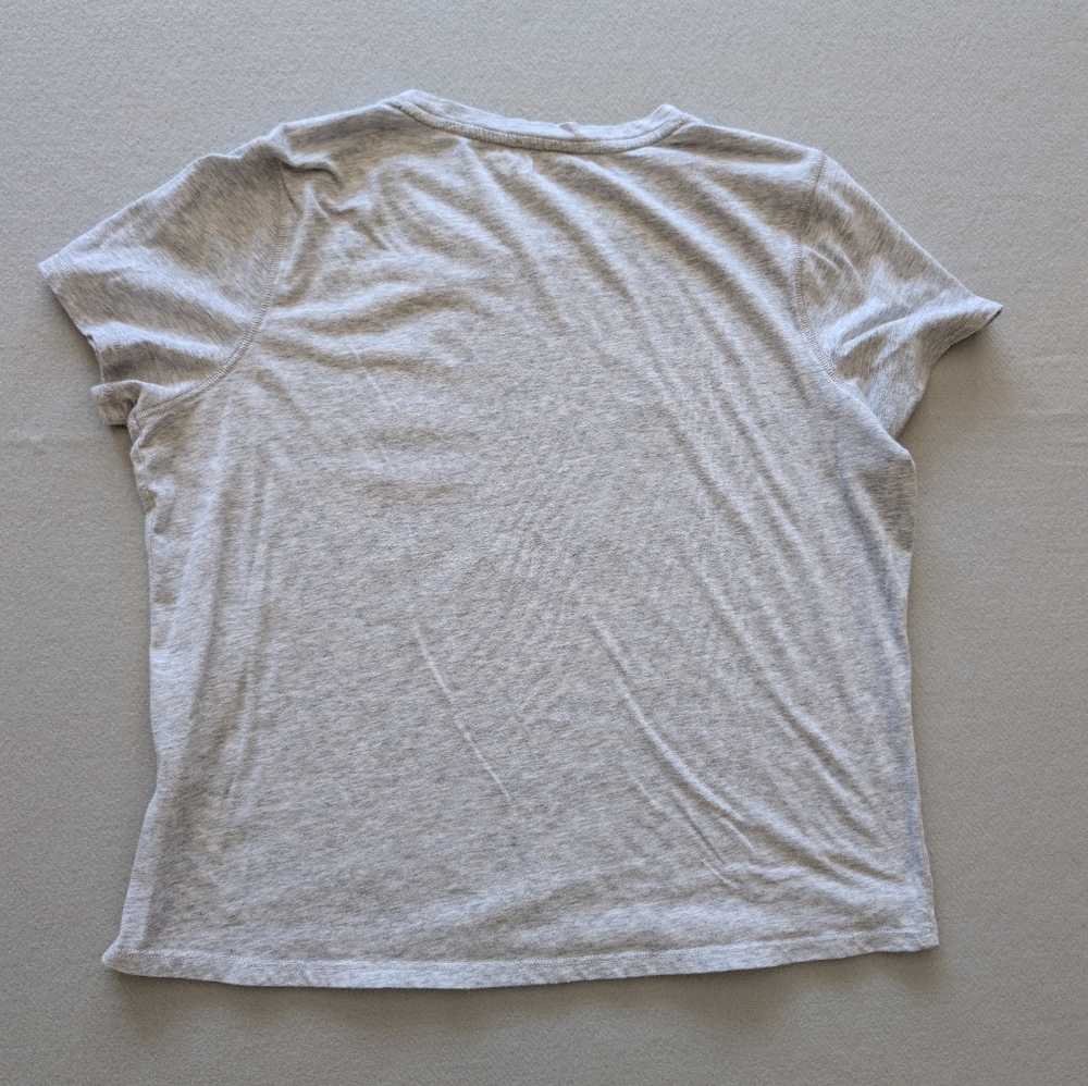Tommy Hilfiger Sport Short Sleeve Grey Logo Tee Shirt Modern Prep Casual Size M image 8